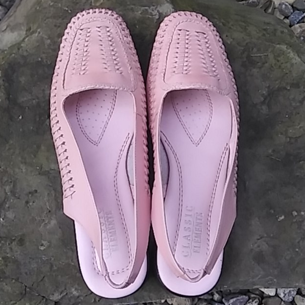 Classic Elements "Heaton" Woven Slingback Sandal - Picture 5 of 15